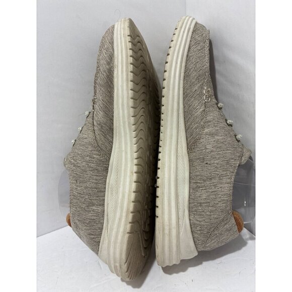 SKECHERS Men Taupe Relenzo Sneaker Slip-On Shoe Size 11 Dress Shoe Business boat - Picture 4 of 7